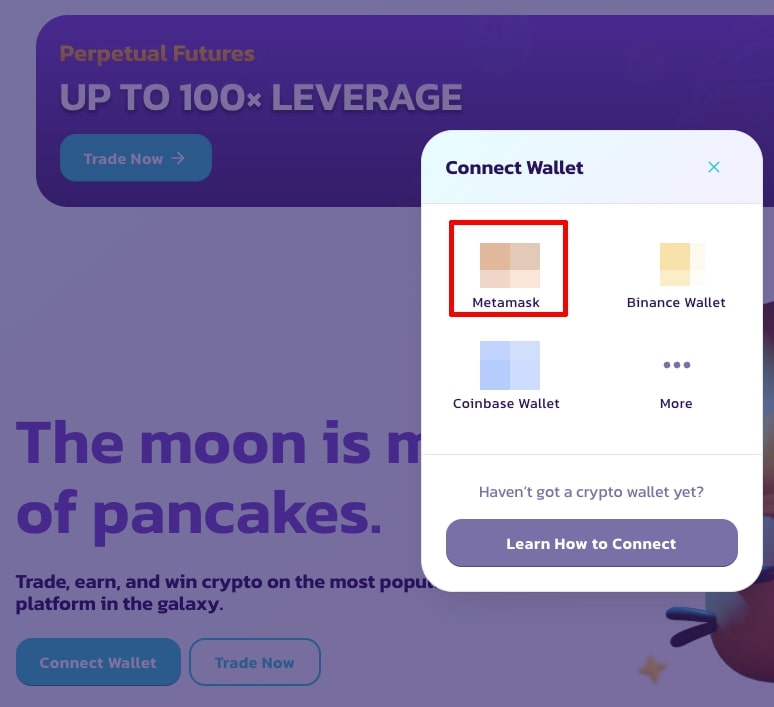 PancakeSwapに接続する②