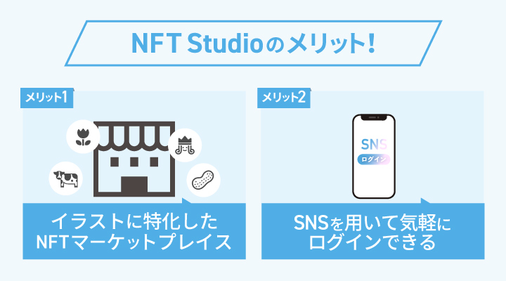 NFT Studioを利用するメリット