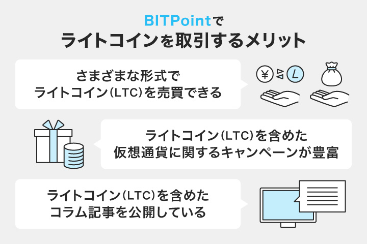 BITPointでライトコインを取引するメリット
