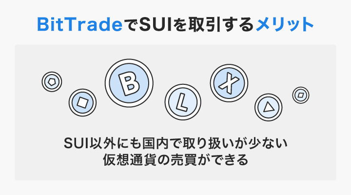 BIT Tradeで仮想通貨SUIを取引するメリット
