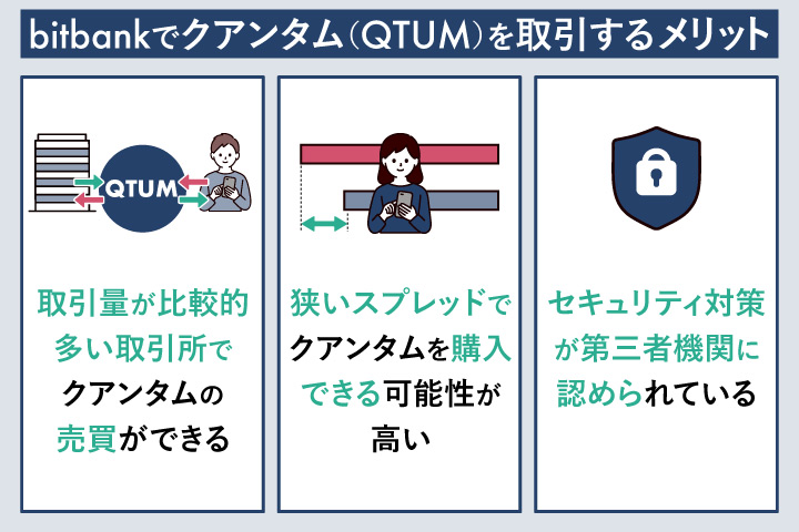 bitbankでクアンタムを取引するメリット