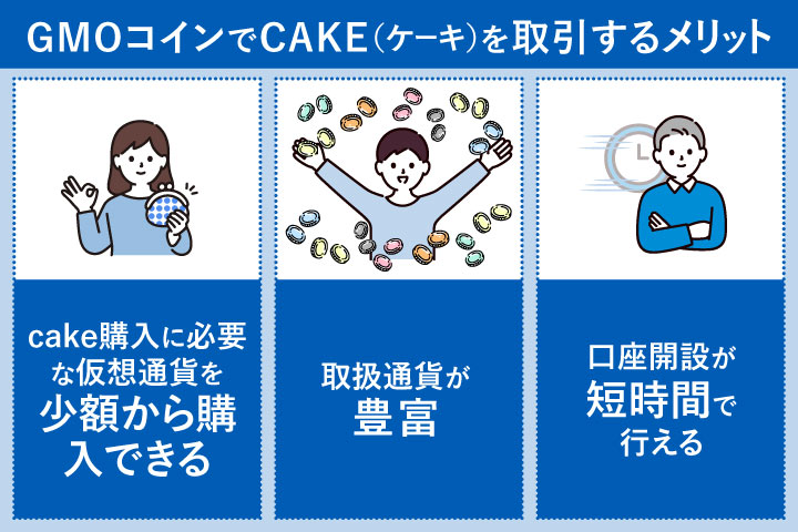 GMOコインでCAKE(ケーキ)を取引するメリット