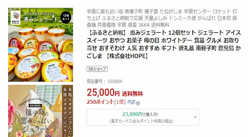 南種子町返礼品