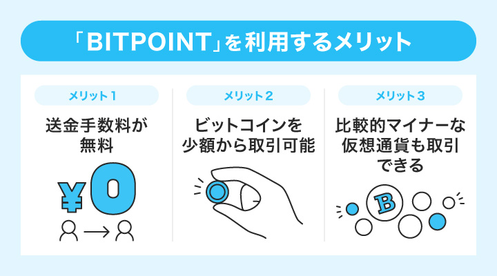 BITPOINTを利用するメリット